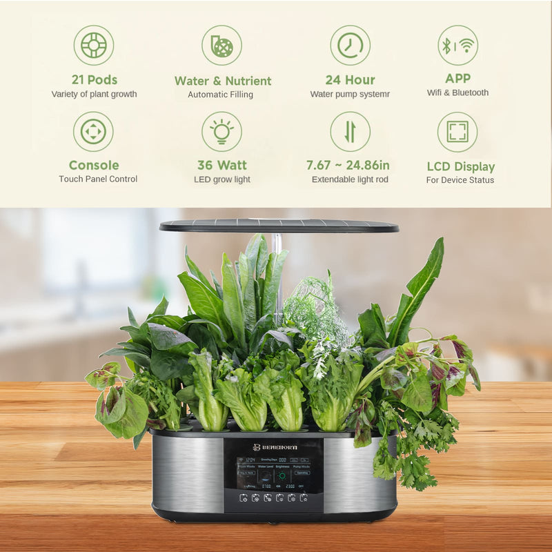 24 plant hydroponic system VegiTech Pro 21 Pods Smart Hydroponic System