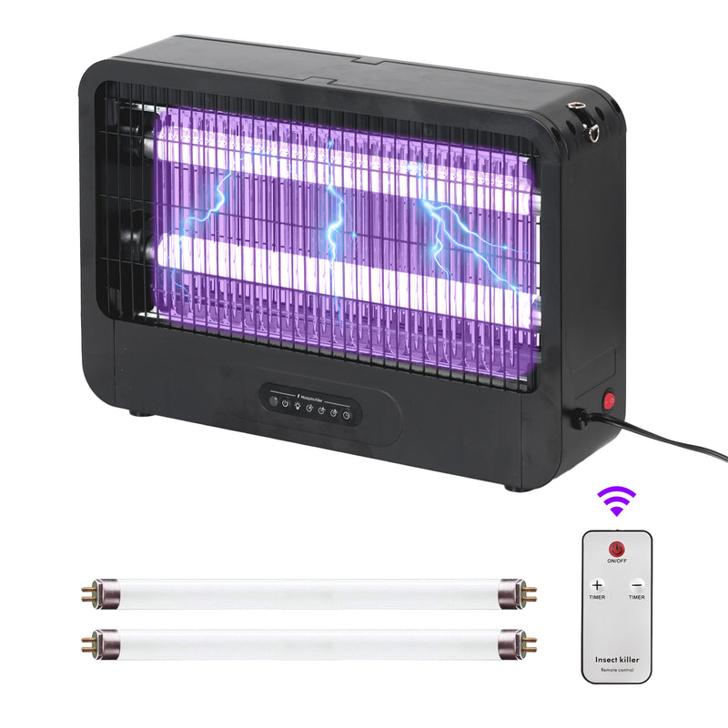 Bug Zapper Indoor outdoor, 20W Commercial Grade Powerful Electric Bulbs Zapper, Durable Fly Trap Mosquito Gnat, Moth, Wasp Trap, Fly Zapper Killer Bug Light for Office, Farm, Restaurant, Warehouse