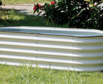 17" Tall, 12 In 1 Modular Galvanized Metal Raised Garden Bed